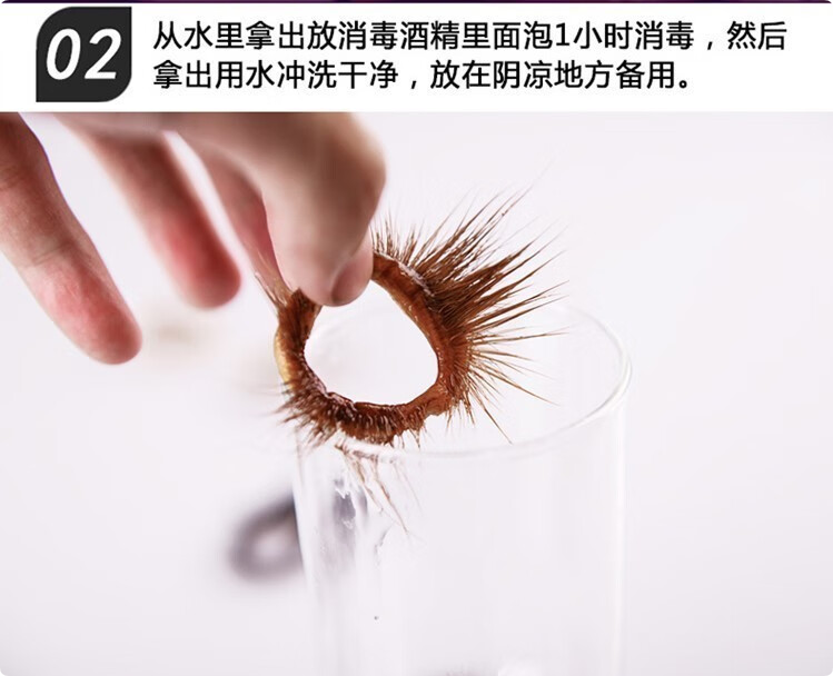 给羊毛圈消毒